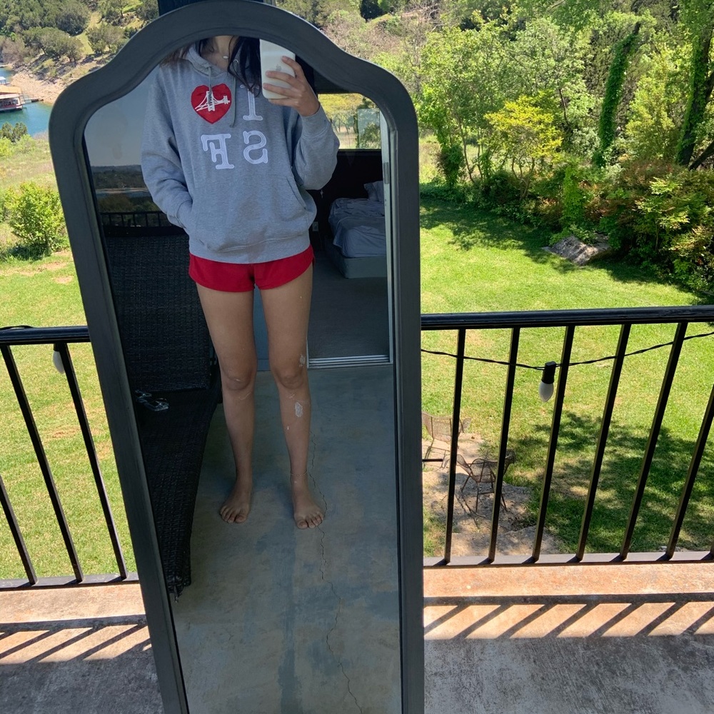 Gray I ❤️ San Francisco hoodie